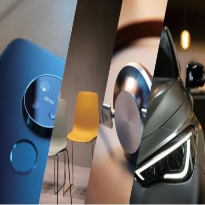 Recubrimiento de pintura automotriz OEM y refrescante, chips de pigmento CAB usados
